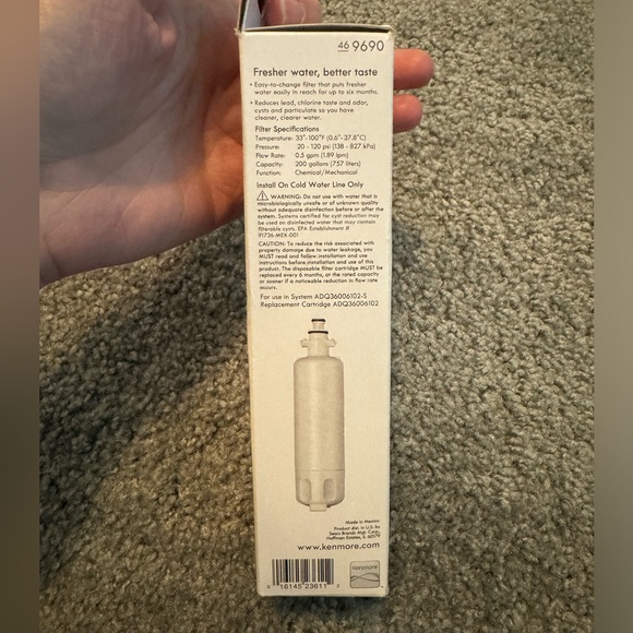 9690 Refrigerator Water Filter Compatible for kenmore - Picture 4 of 5
